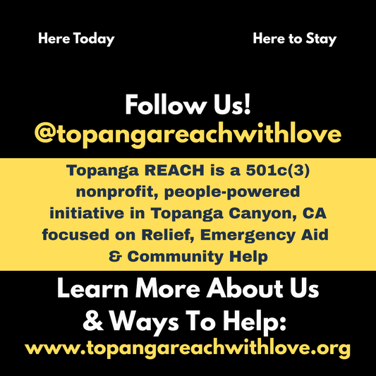 In person purchase of Official Topanga REACH Merch-$40
